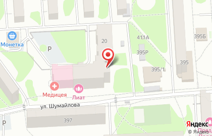 Инженерная компания на улице Шумайлова на карте