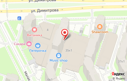 Студия Permanent №1 на Малой Бухарестской улице на карте