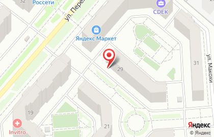 Парикмахерская ЛакМусс в Кировском районе на карте