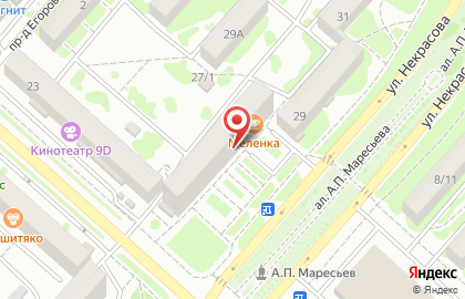 Магазин Хозяюшка на улице Некрасова на карте