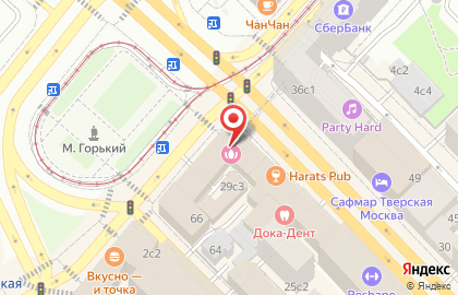 Барбершоп Менделеев на 1-й Тверской-Ямской улице на карте