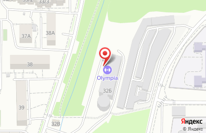 Спортивный клуб Olympia в Свердловском районе на карте