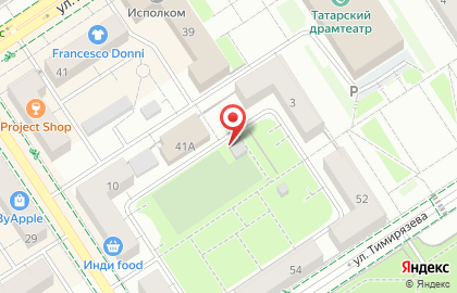 Автостоянка в Казани на карте