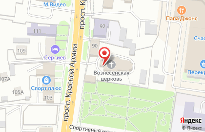 Вознесенский храм в Москве на карте