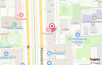 Ветеринарная Аптека в Московском районе на карте