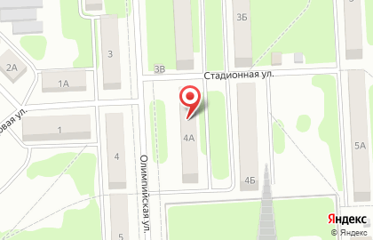 Продуктовый магазин Славянский на Олимпийской улице на карте
