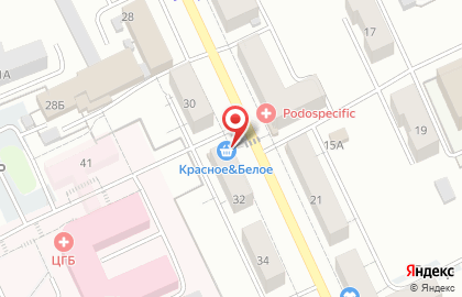 Магазин Красное & Белое в Чебоксарах на карте