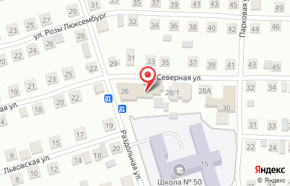 Кондитерская лавка Сласть на Северной улице на карте
