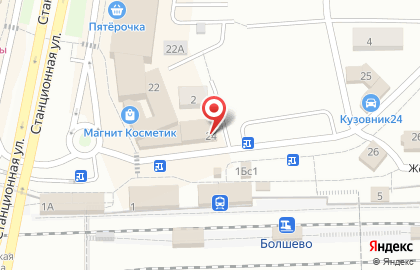 Магазин продуктов на Станционной площади, 24 на карте