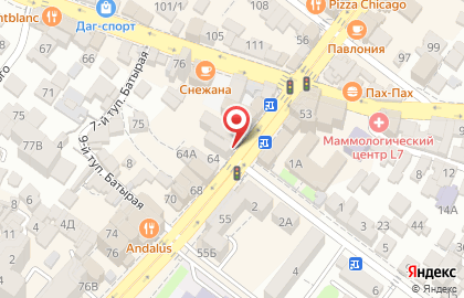 Магазин Золотое руно в Советском районе на карте