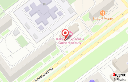 Банкомат АК Барс Банк на проспекте Ленинского Комсомола на карте