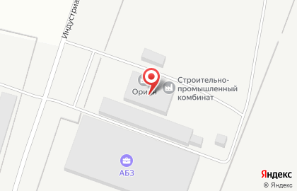 Монолит на Индустриальной улице на карте