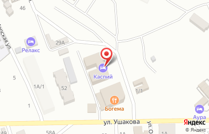 Отель Каспий на карте