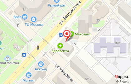 ДеньгиАктив на улице Энтузиастов на карте