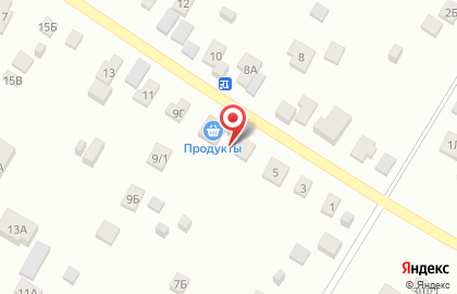 Продуктовый магазин на ул. Шилово д, 9 на карте