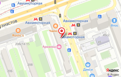 Пансионат Почта России на шоссе Энтузиастов на карте