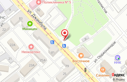 Киоск по продаже хлебобулочных изделий в Кировском районе на карте