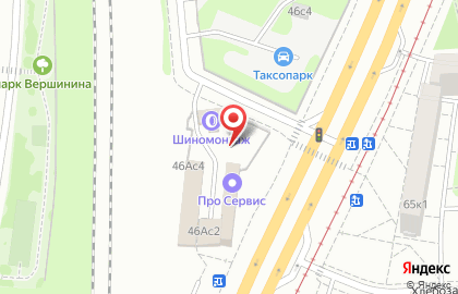 Мобильная шиномонтажная мастерская на Варшавском шоссе на карте