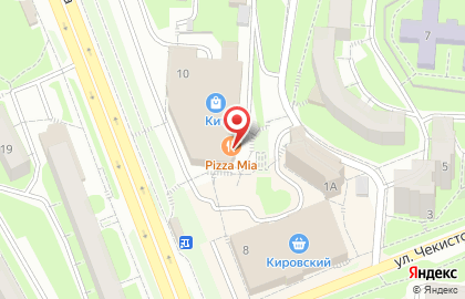 Ресторан быстрого питания Pizza mia в Первоуральске на карте