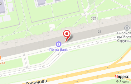 Почта Банк в Санкт-Петербурге на карте