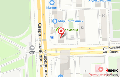 Салон ортопедии государственная аптека в Калининском районе на карте