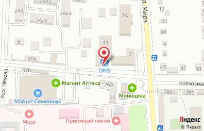 Фирменный магазин Очаково на Колхозной улице на карте
