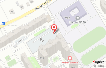 Автостоянка в Саратове на карте