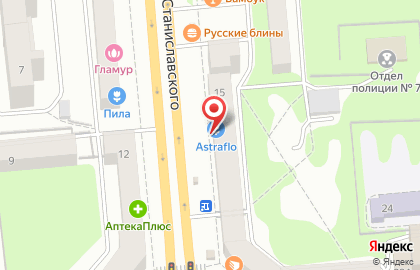 Магазин натуральных продуктов Фермер-центр.рф на улице Станиславского на карте