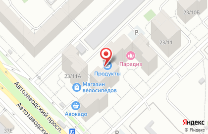 Продуктовый магазин в Казани на карте