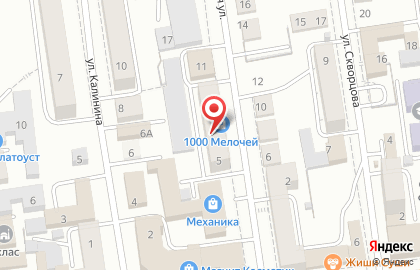 Магазин 1000 мелочей в Челябинске на карте