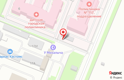 Шиномонтажная мастерская на проспекте Энгельса, 190в на карте