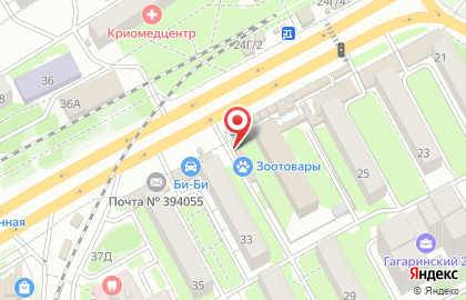 Киоск по продаже кондитерских изделий на улице Ворошилова на карте