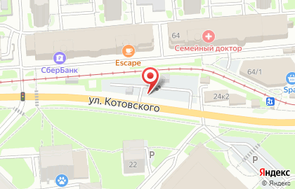 Автостоянка в Новосибирске на карте