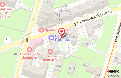 ОАО Банкомат, Балтийский Банк на улице Максима Горького на карте