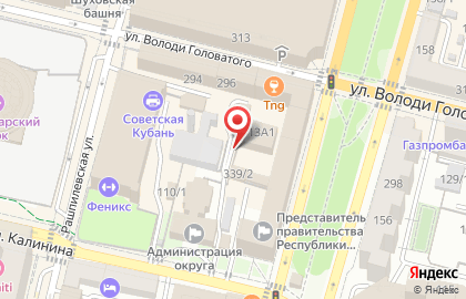 Кавказ Дуб на карте