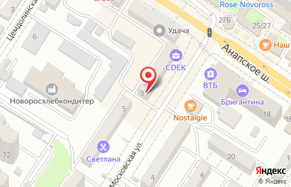 Парикмахерская Миледи на Московской улице на карте