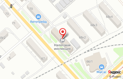 ИФНС, Инспекция Федеральной налоговой службы России по г. Комсомольску-на-Амуре, Центральный округ на карте