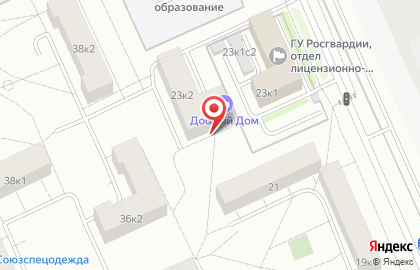 Хостел Водный на карте