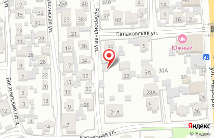 Забота на Рубероидной улице на карте