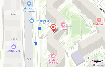 Ателье в Москве на карте