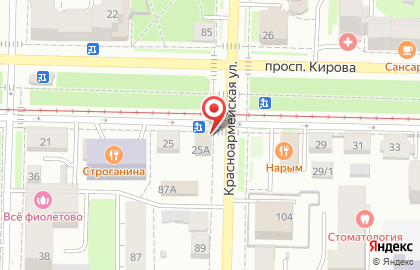 Магазин новогодних товаров Сибирская Ель на проспекте Кирова на карте