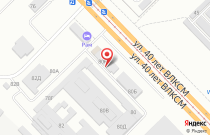 Магазин автотоваров 700shin.ru в Красноармейском районе на карте