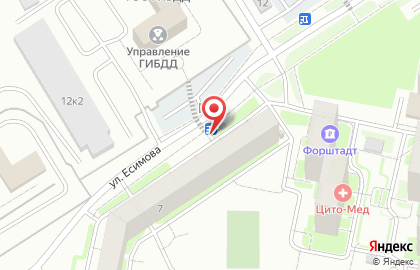 Продуктовый магазин в Оренбурге на карте