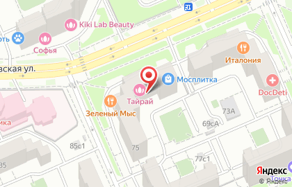 Ресторан Зеленый мыс на Южнобутовской на карте