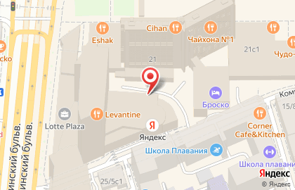 Магазин Dolce Vita на Новинском бульваре на карте