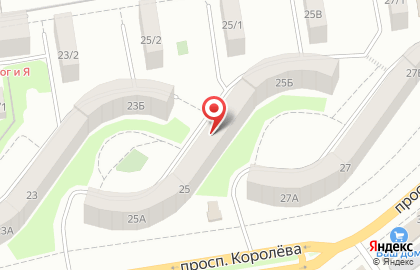 Служба эвакуации на проспекте Королёва на карте