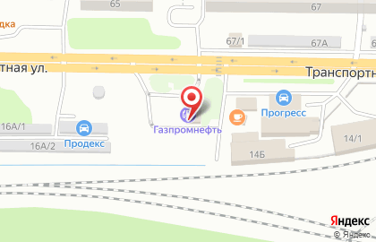 Газпромнефть на Транспортной улице, 20 на карте