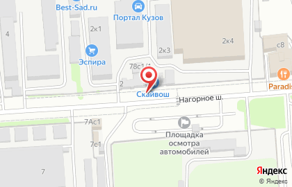 АВТО3Н на Нагорном шоссе на карте