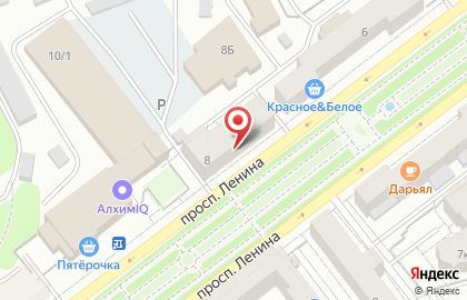 Банкомат Промсвязьбанк на проспекте Ленина, 8 на карте