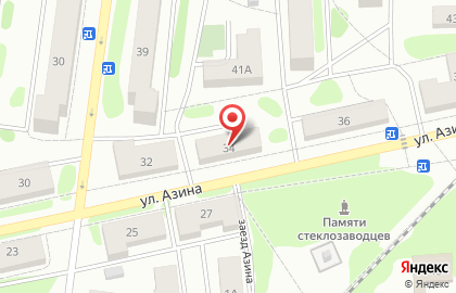 Центр фотографии Александра Турина на улице Азина на карте